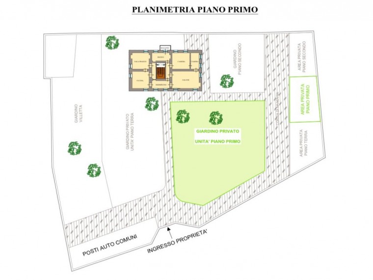 Pinerolo---Appartamento-in-Villa-al-piano-primo-con-giardino-privato.